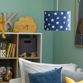 Habitat Kids Little Star Ceiling and Table Lamp Shade - Navy