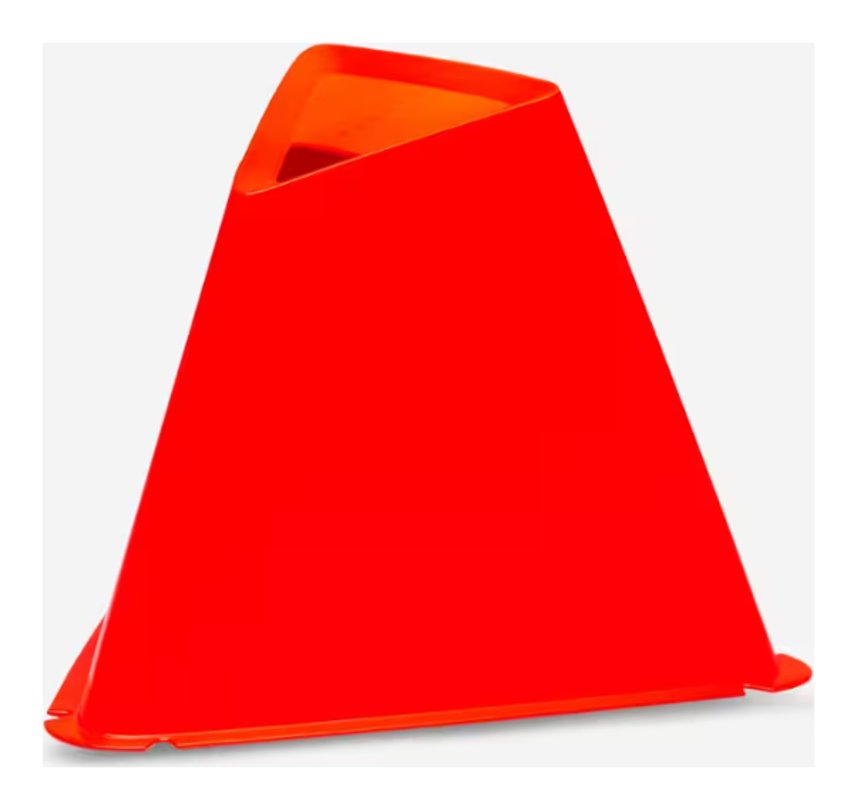 Decathlon 15Cm Training Cones 6-Pack Essential - Orange