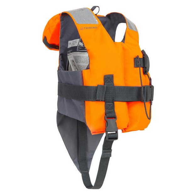 Buy Decathlon Kids' Life Jacket Lj100N 15-30 Kg Orange Grey