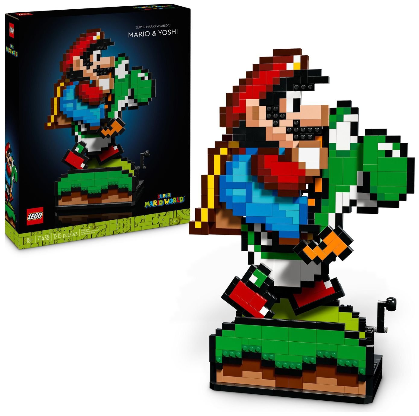 LEGO Super Mario World: Mario & Yoshi Set for Adults 71438