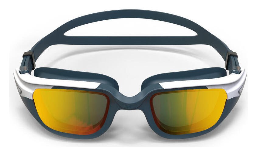 Decathlon 500 Swimming Mirror Goggles S - Blue