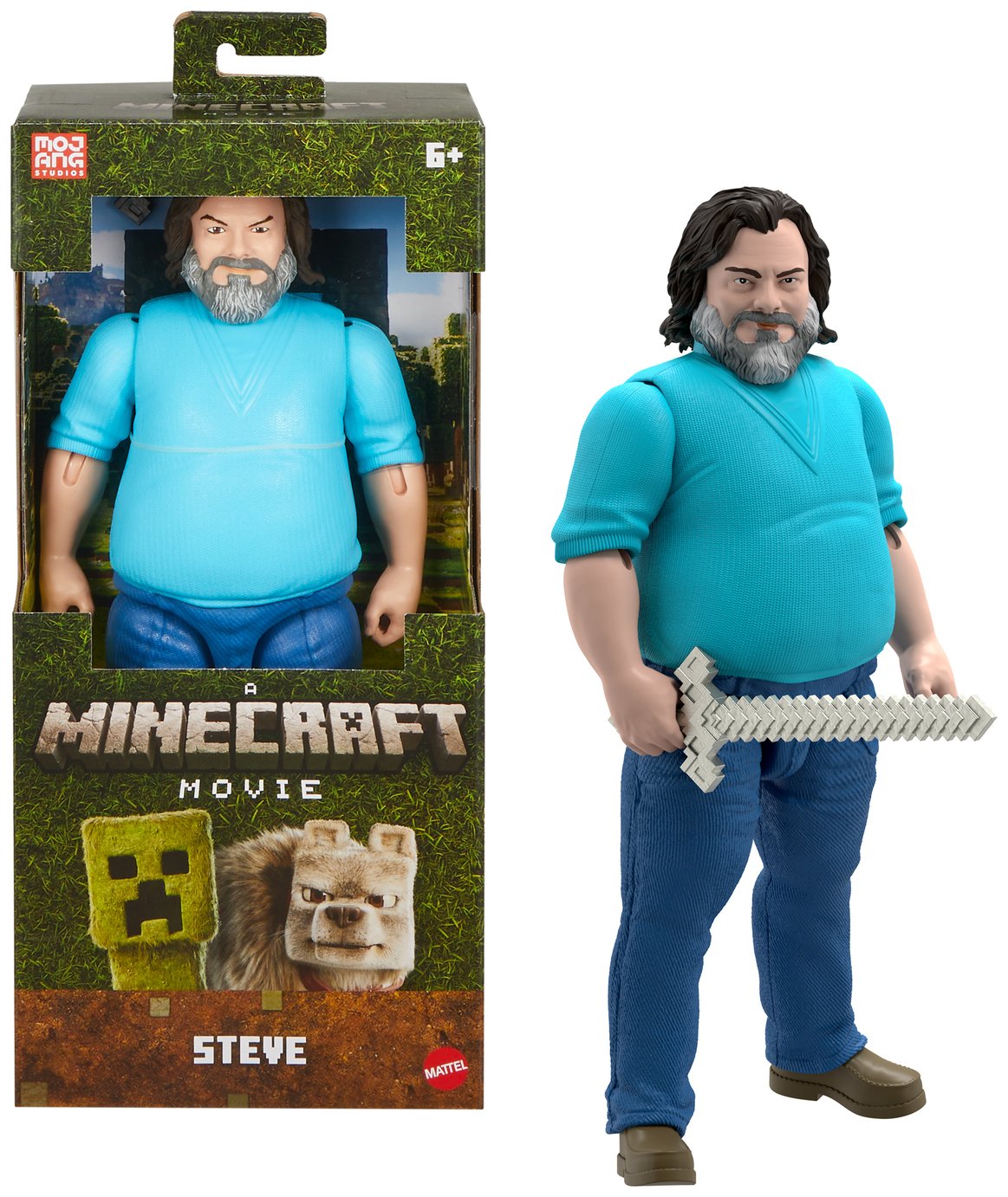 Minecraft Movie Large-Scale Action Figure Steve