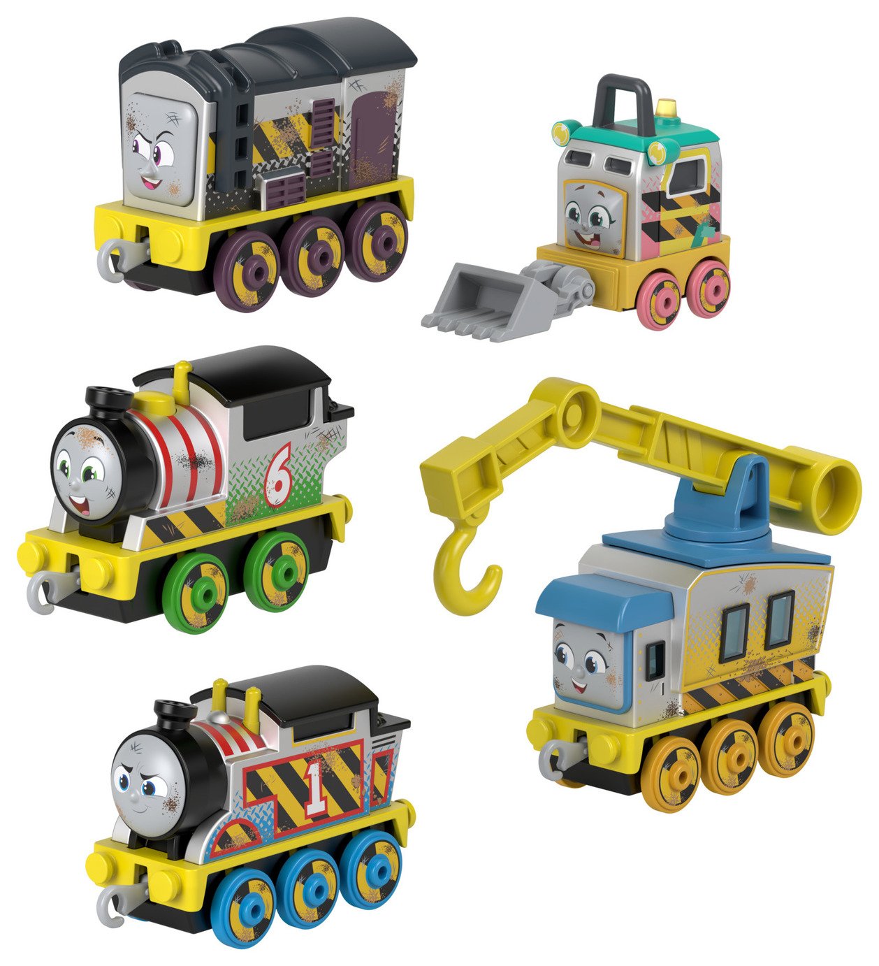 Thomas & Friends Construction Crew Diecast Train & Car Set