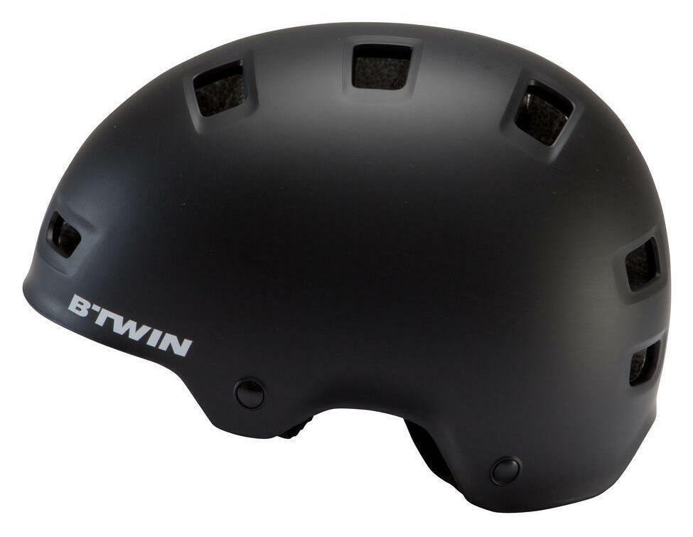 Decathlon 500 Kids Lightweight Bike Helmet Black - Size M