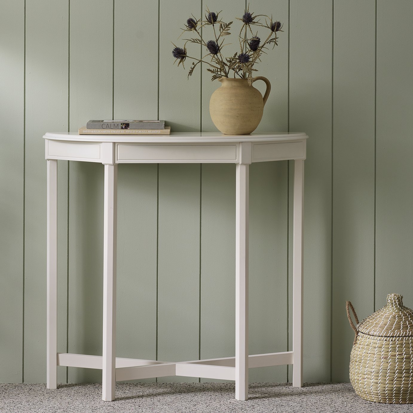 Argos Home Rita Console Table - White