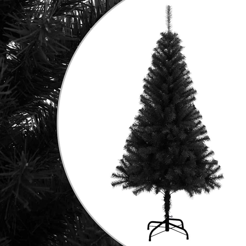 Walplus 380 Branch Tips Artificial Christmas Tree - Black - 150 cm