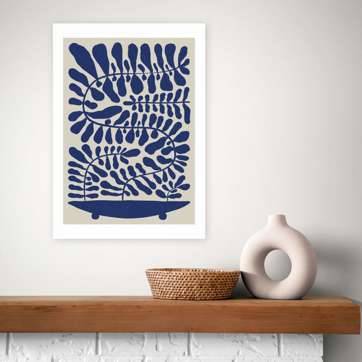 East End Prints 100 Leaved Plant Art Print