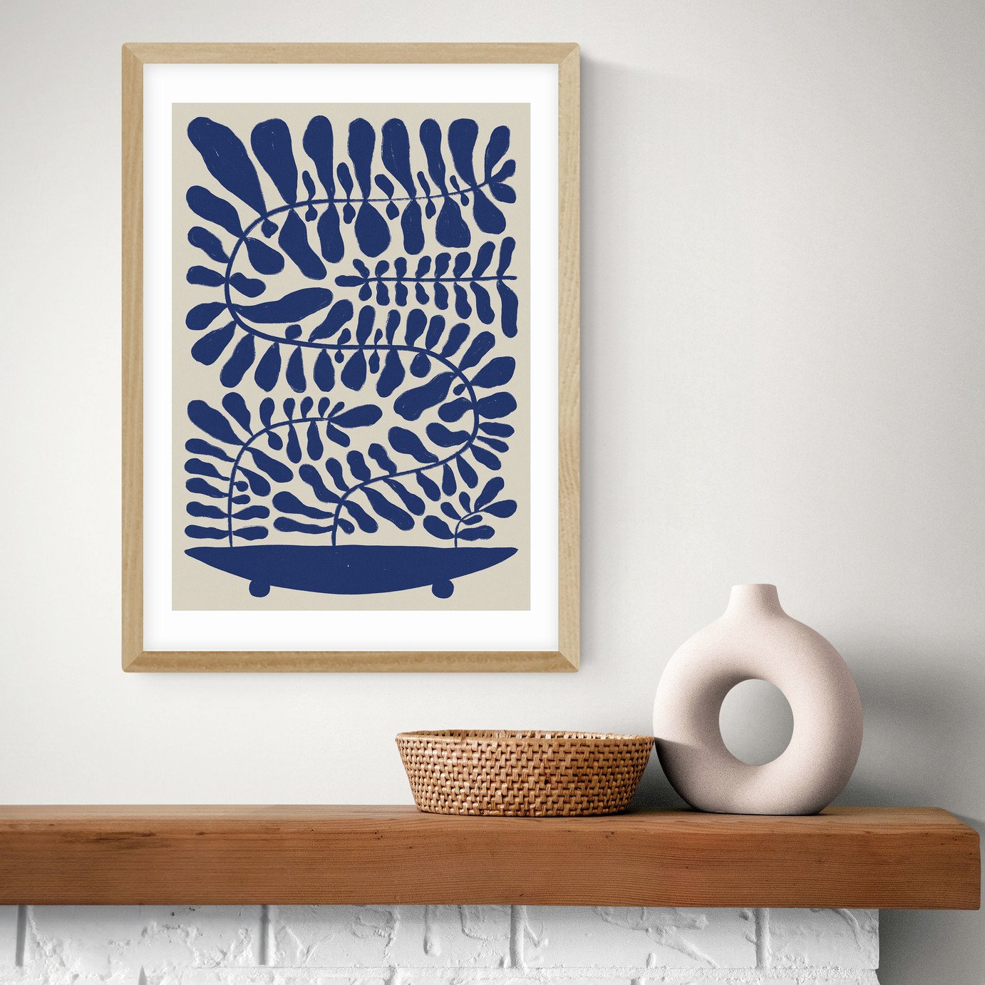 East End Prints 100 Leaved Plant Art Print