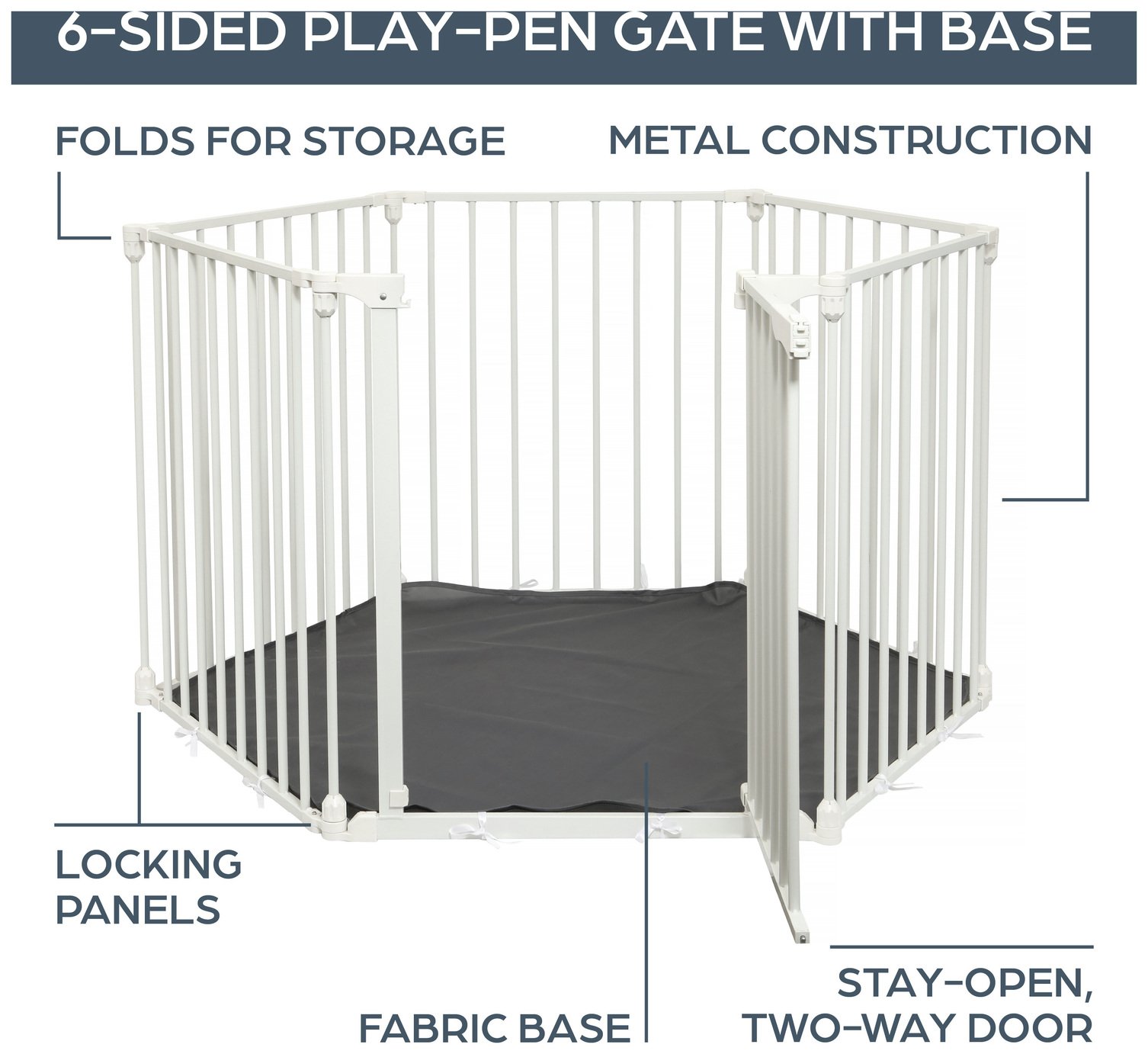 Dreambaby Discovery 3/1 Metal PlayPen and XXL Room Divider