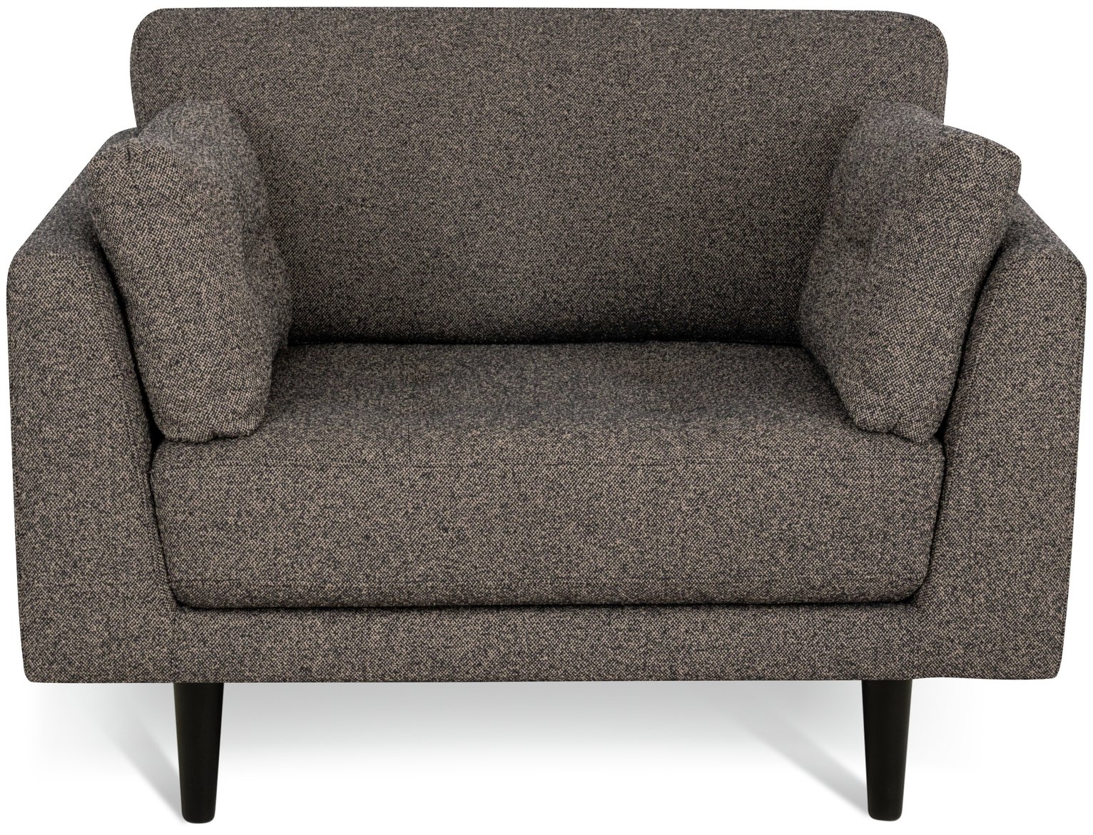 Habitat Kleo Fabric Cuddle Chair - Charcoal
