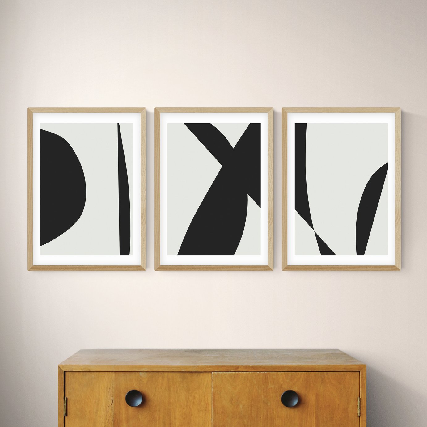 East End Prints Abstract Art Print Set
