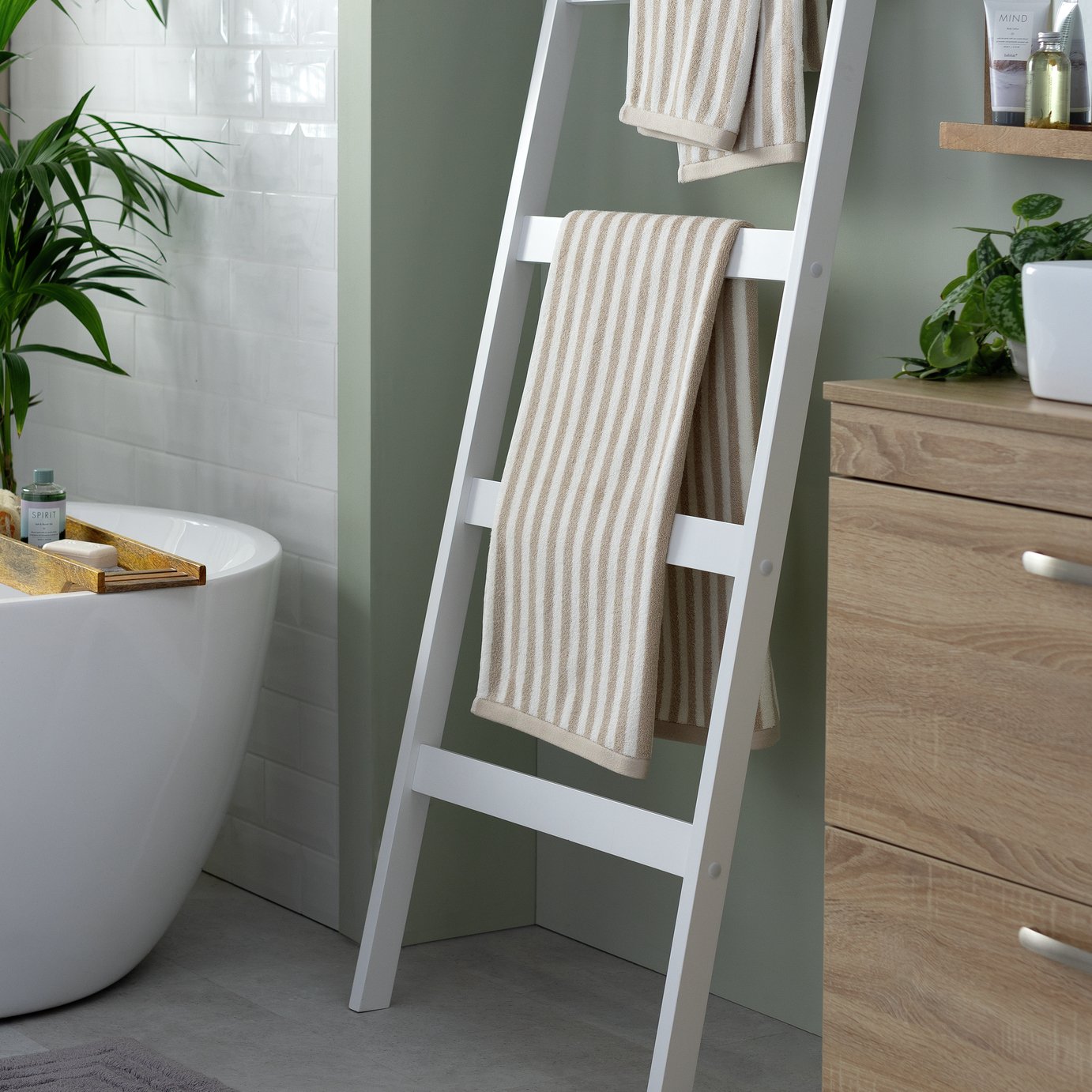 Habitat Stripe Bath Towel