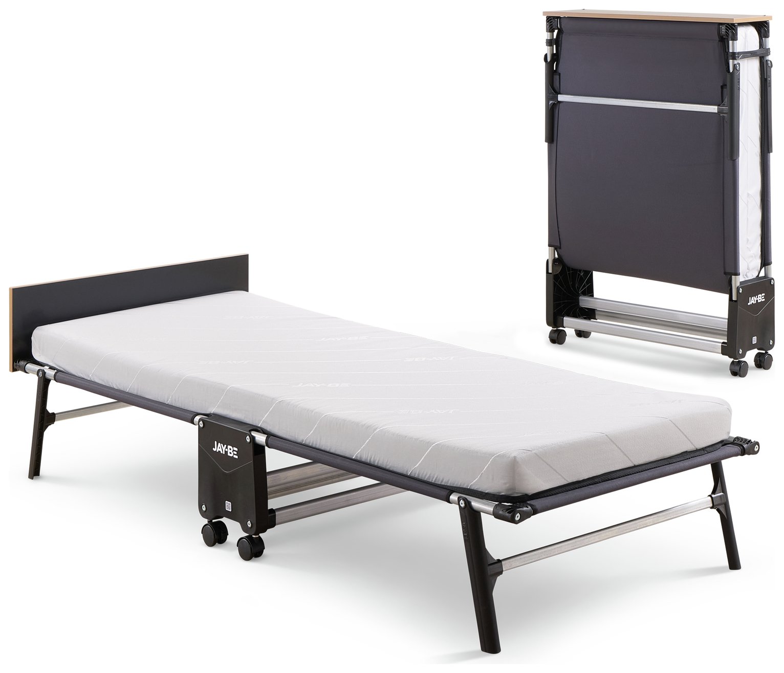 Jay-Be Rollaway Folding Bed with e-Fibre Mattress - Single