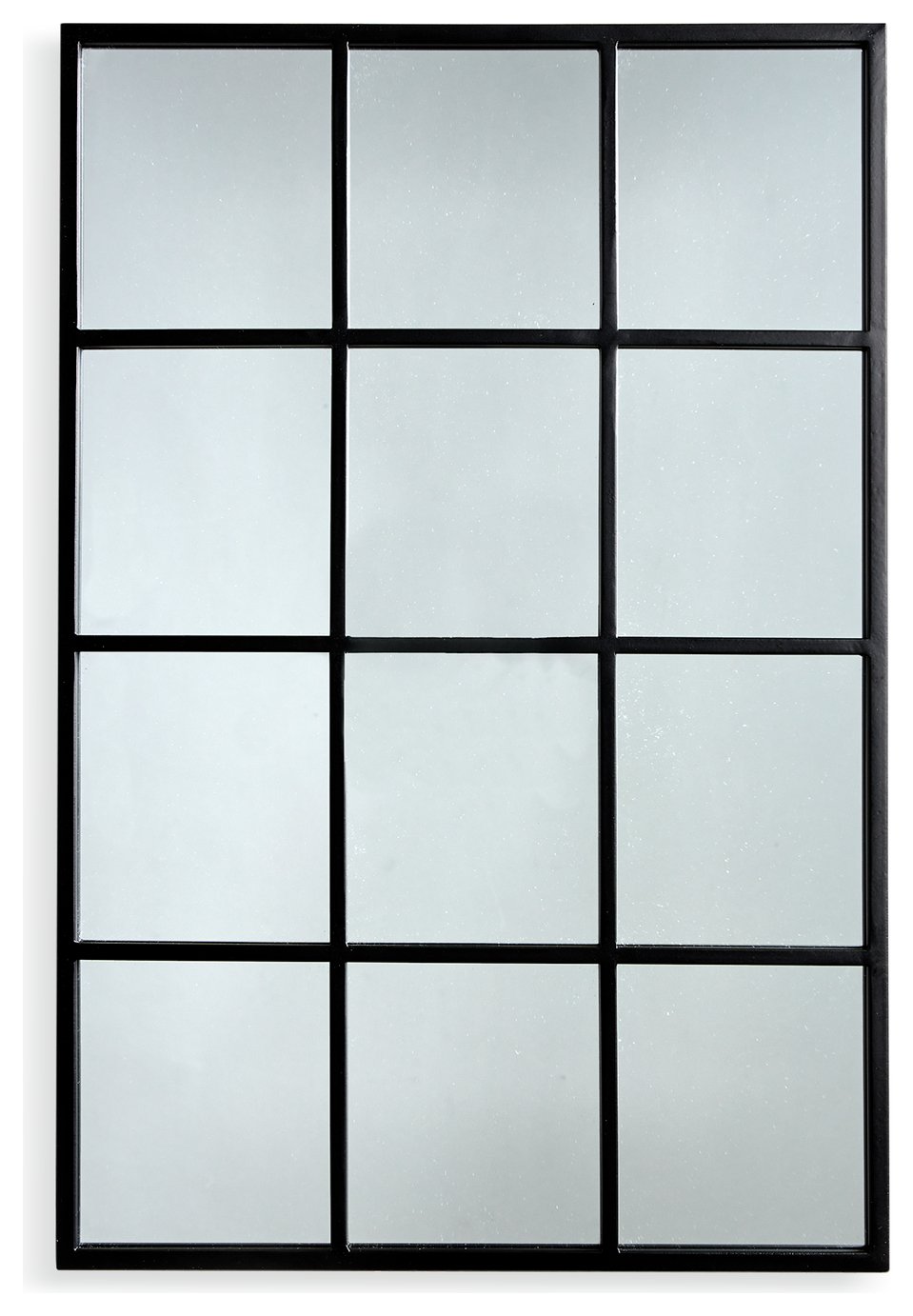 Habitat Iron Window Pane Mirror Frame