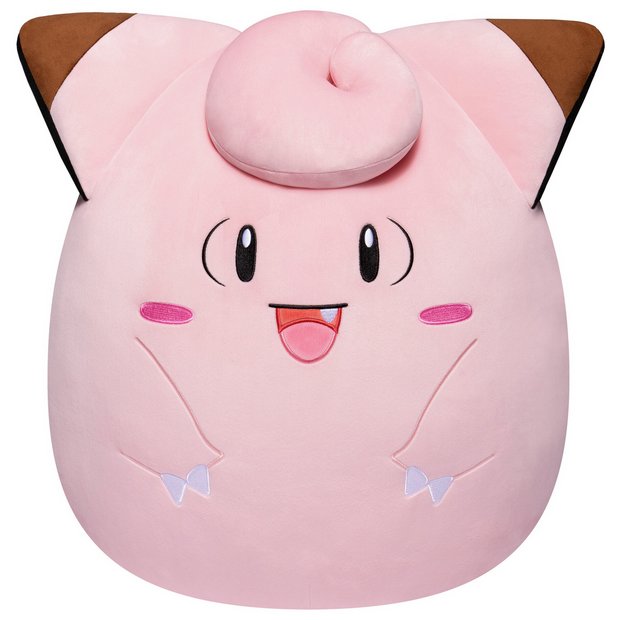 Buy Original Squishmallows Pokemon 14 inch Clefairy Plush Teddy bears and soft toys Argos