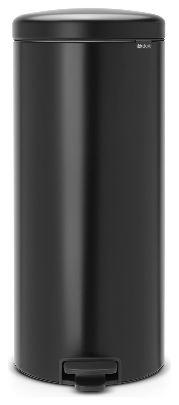 Brabantia 30L New  Icon Pedal Bin - Matt Black