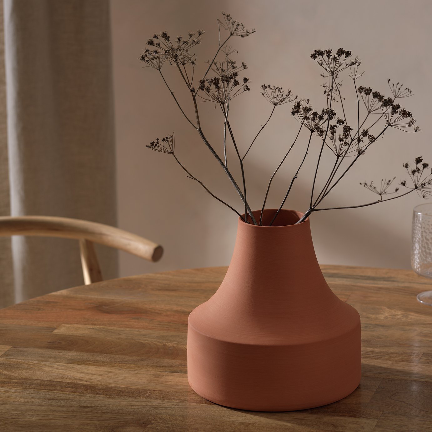 Habitat Guarda Terracotta Vase