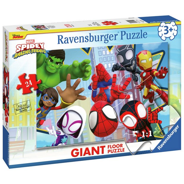 Buy Ravensburger Spidey Friends 24 Piece Giant Floor Puzzle
