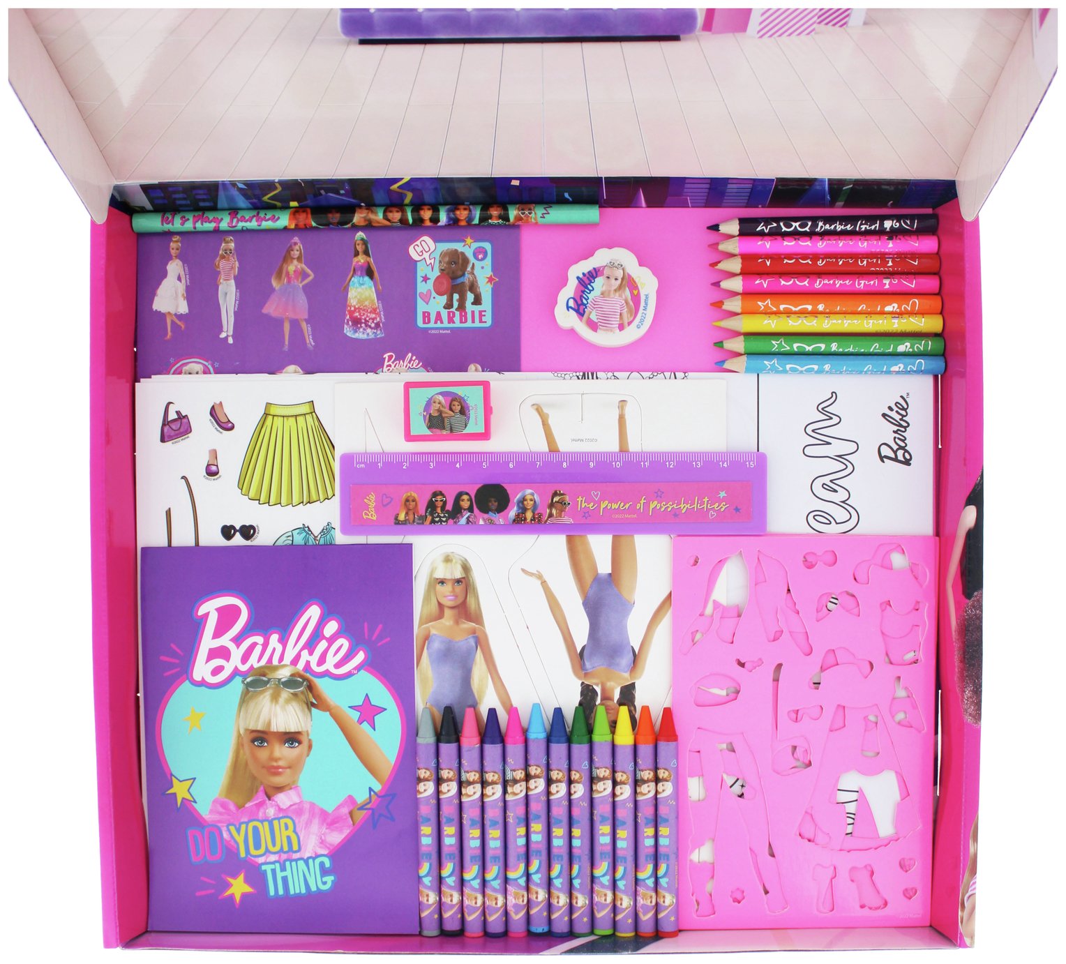 Barbie Large Art Colouring Set