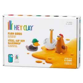 Hey Clay Farm Birds 6 Can Set