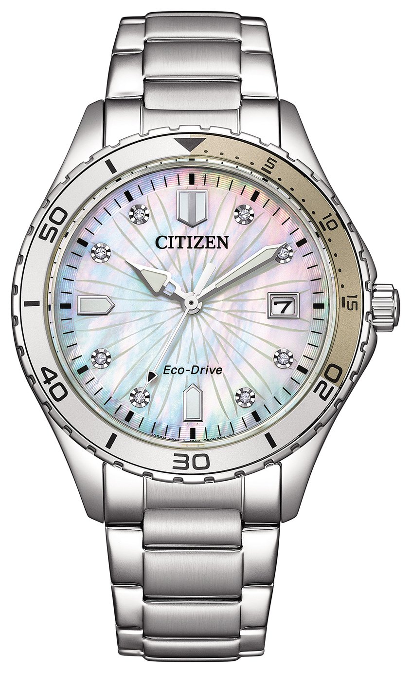 Citizen Ladies Mother-of-Pearl Dial Stainless Steel Watch