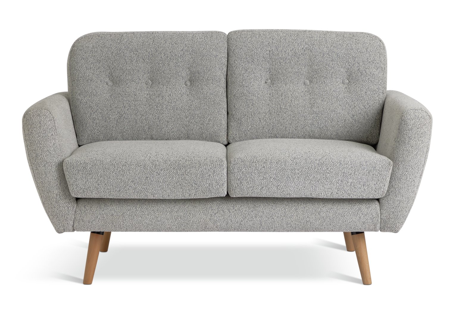 Habitat Finney Fabric 2 Seater Sofa in a Box - Grey