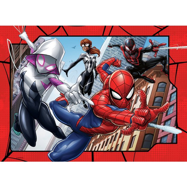 Ravensburger Marvel Spider-Man Bumper Pack 4 x 100 Piece Jigsaw Puzzles