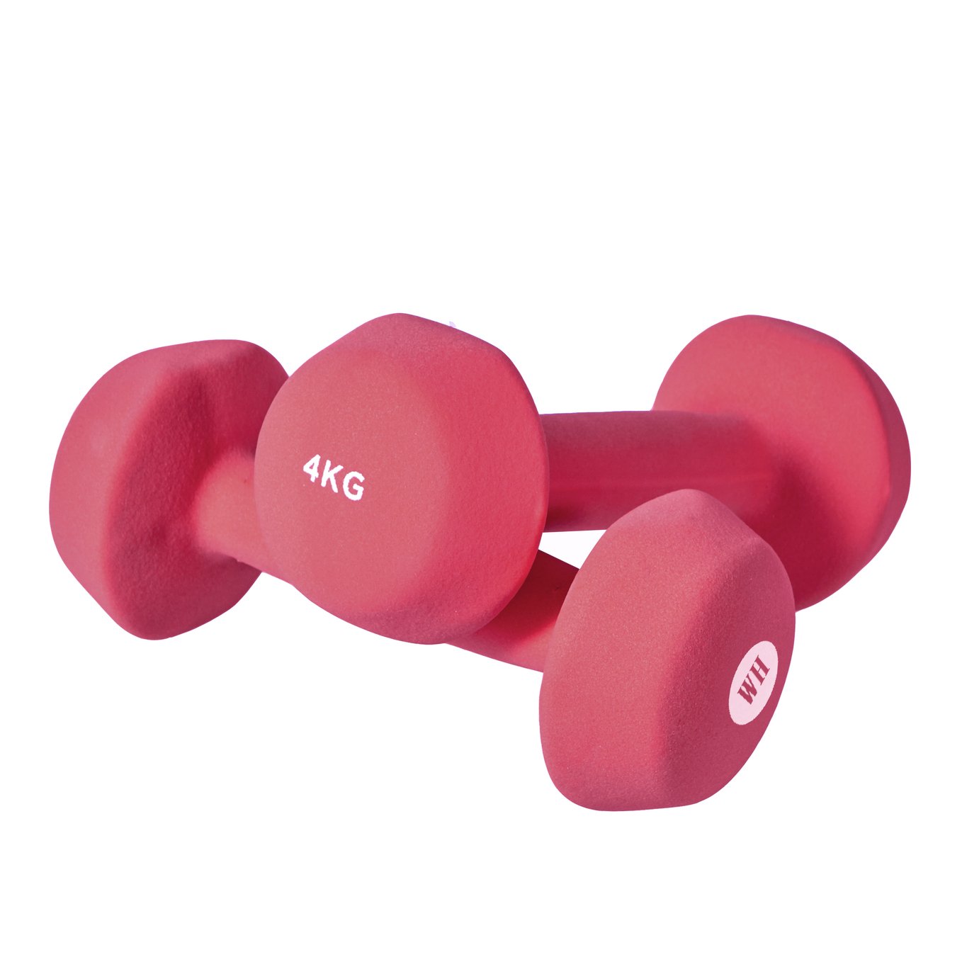 pink dumbbell set