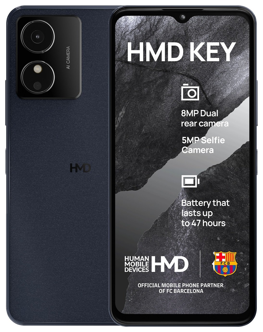 SIM Free HMD Key 32GB Mobile Phone - Midnight Black