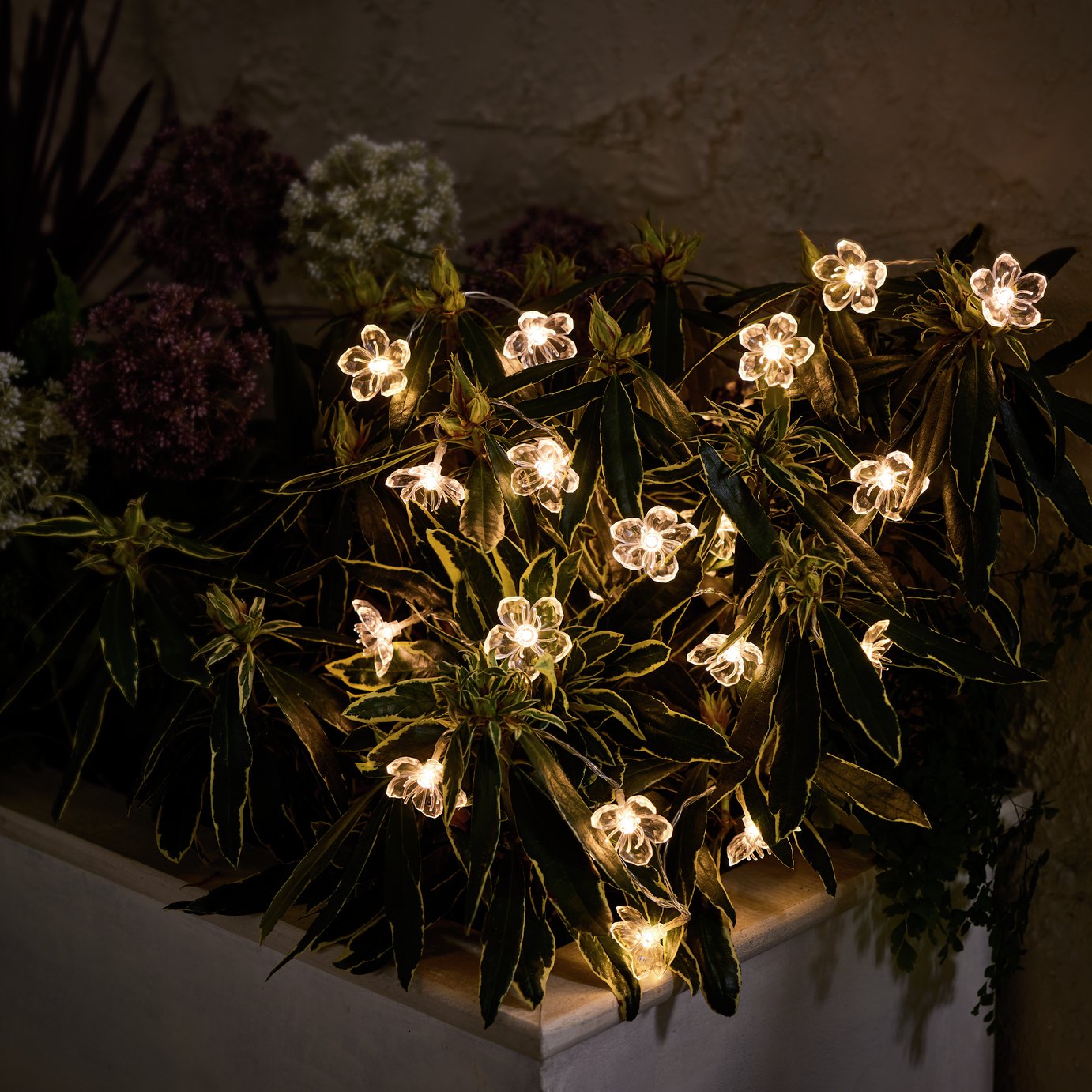 Home Solar Flower String Lights