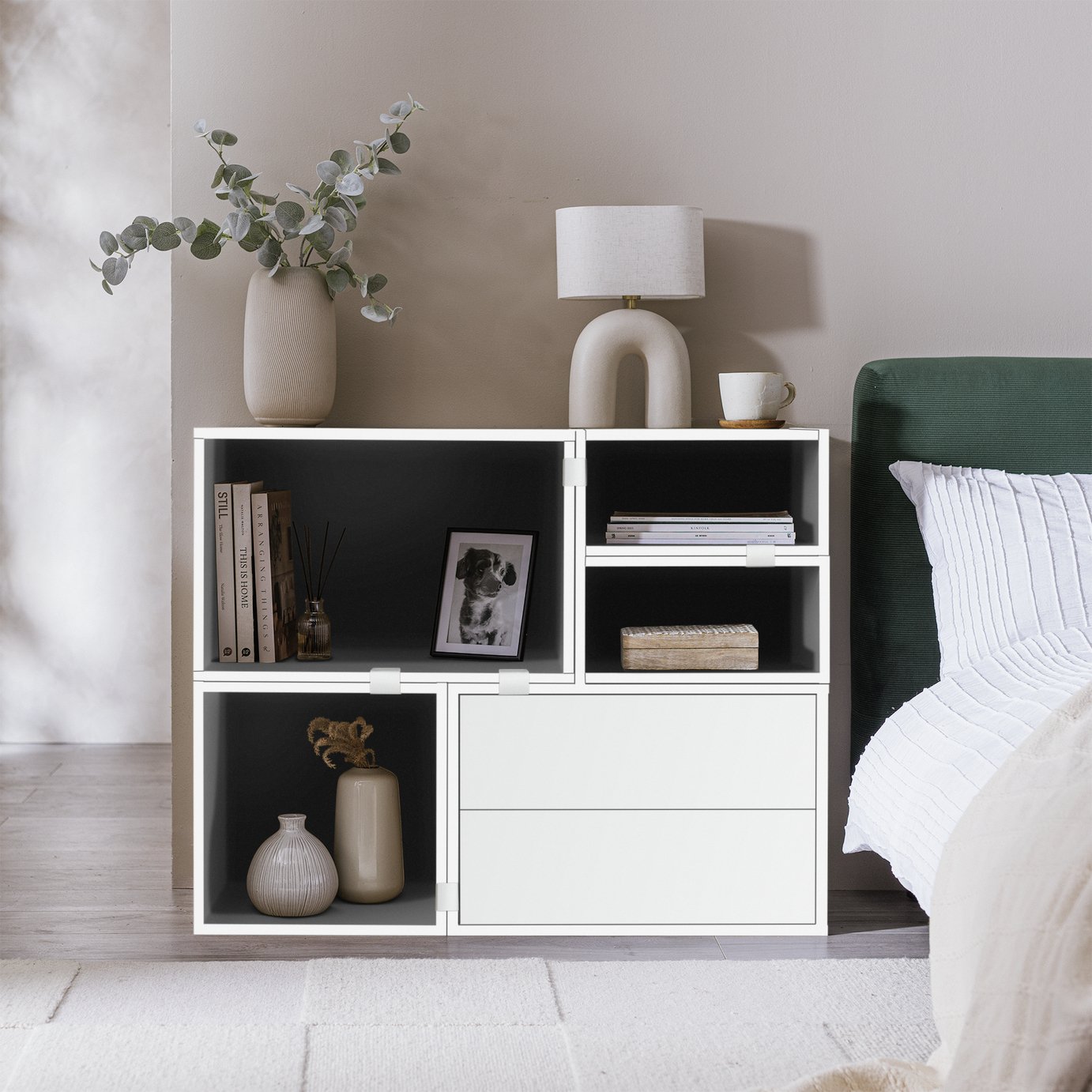 Habitat Rubrics Modular Wide Bookcase