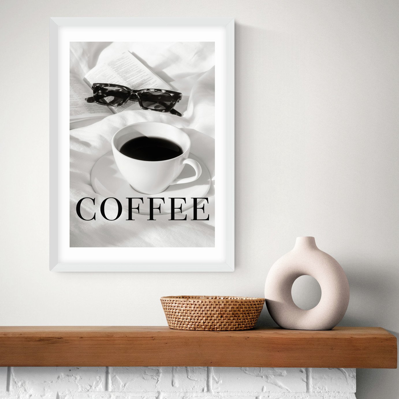 East End Prints Coffee in Bed Art Print