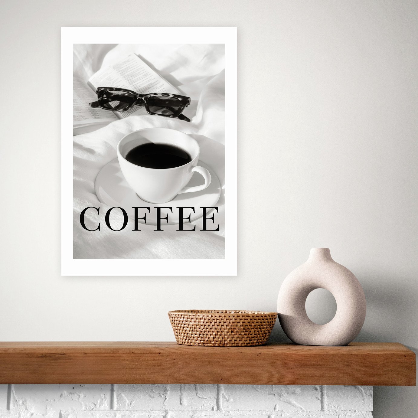 East End Prints Coffee in Bed Art Print