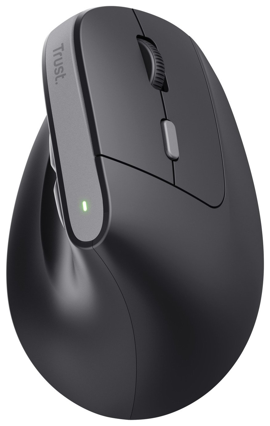 Trust Bayo II Ergonomic Wireless Mouse - Black