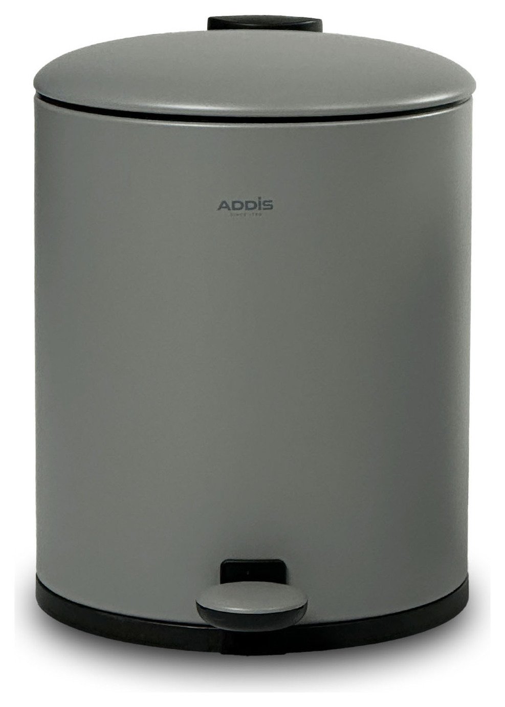 Addis 5 Litre Bathroom Pedal Bin - Grey