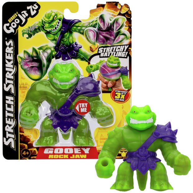 Buy Heroes of Goo Jit Zu Stretch Strikers Hero Pack Rockjaw Playsets and figures Argos