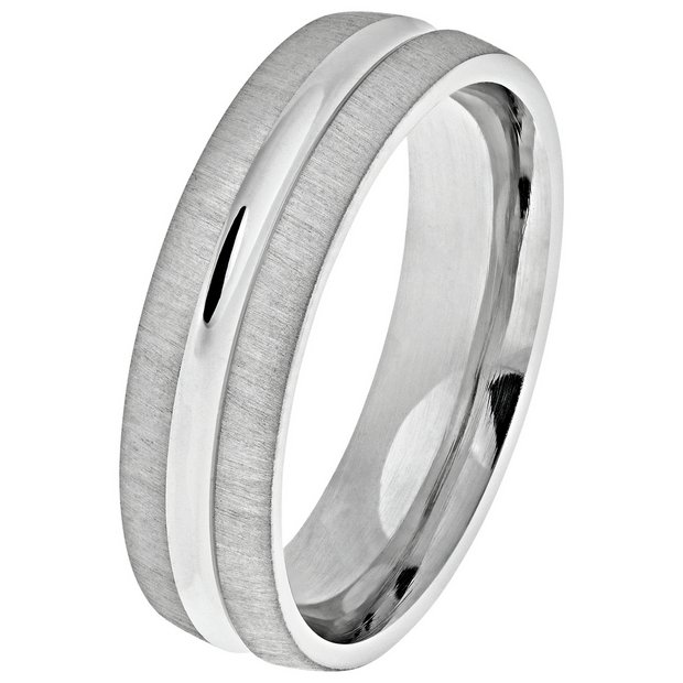 Mens Silver Wedding Rings