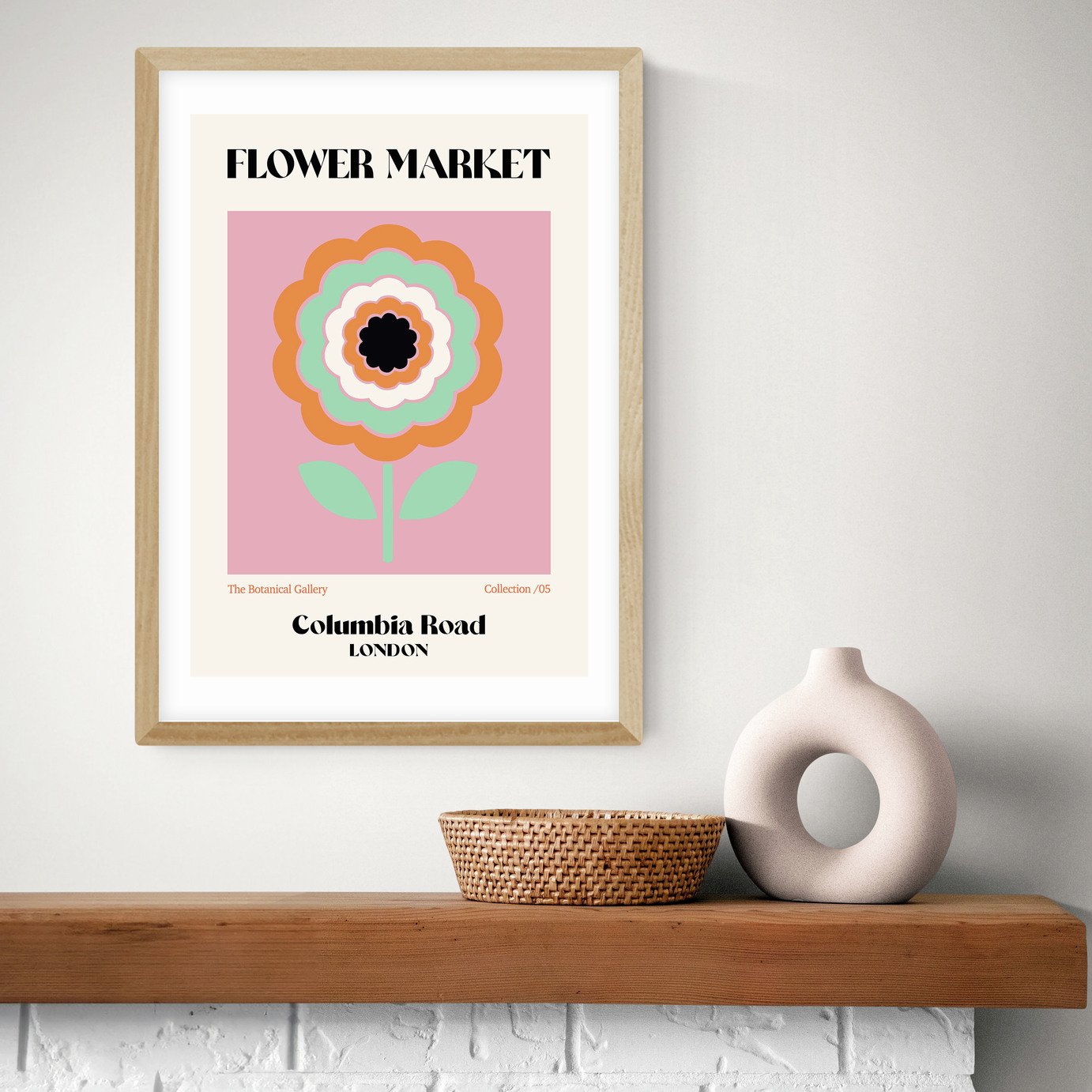 East End Prints Columbia Market Art Print