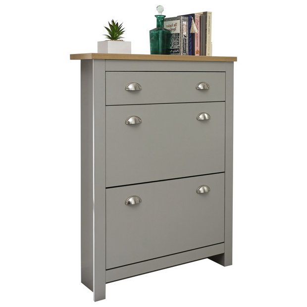 Lancaster shoe cabinet grey hot sale