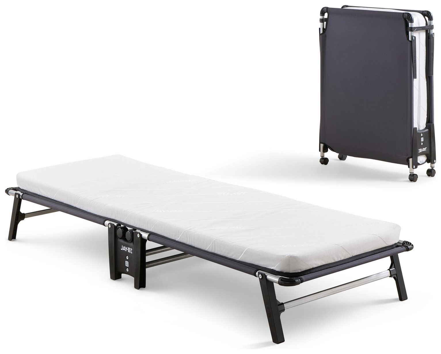 Jay-Be Hideaway Folding Bed with e-Fibre Mattress - Single