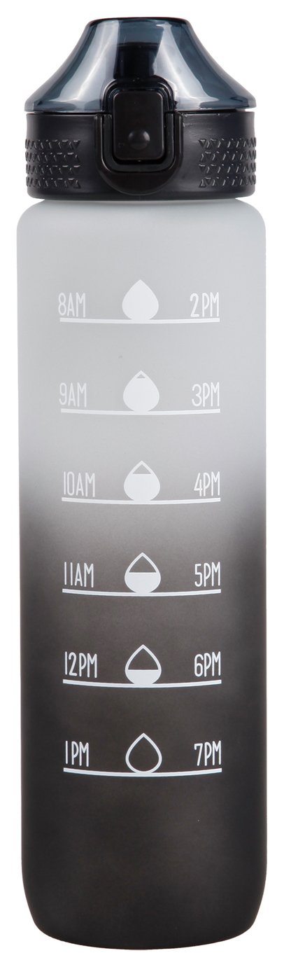  Home Grey Ombre Tracker Sipper Water Bottle - 1 litre
