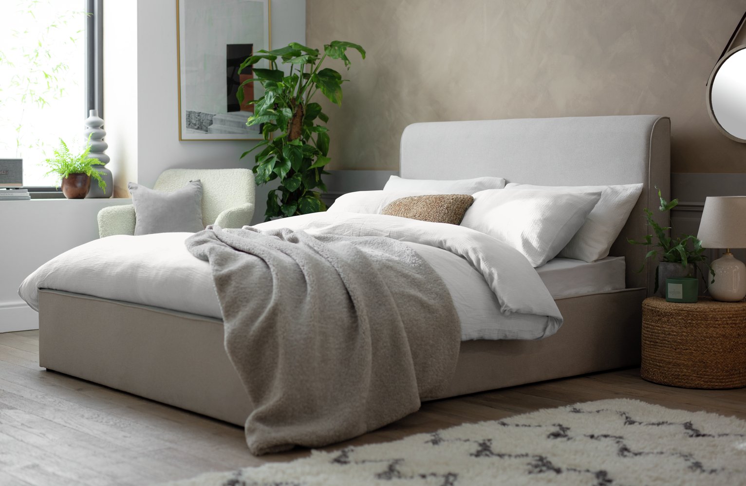 Habitat Naree Double Ottoman Bed Frame