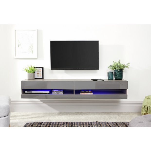 Tv Wall Unit Grey | atelier-yuwa.ciao.jp