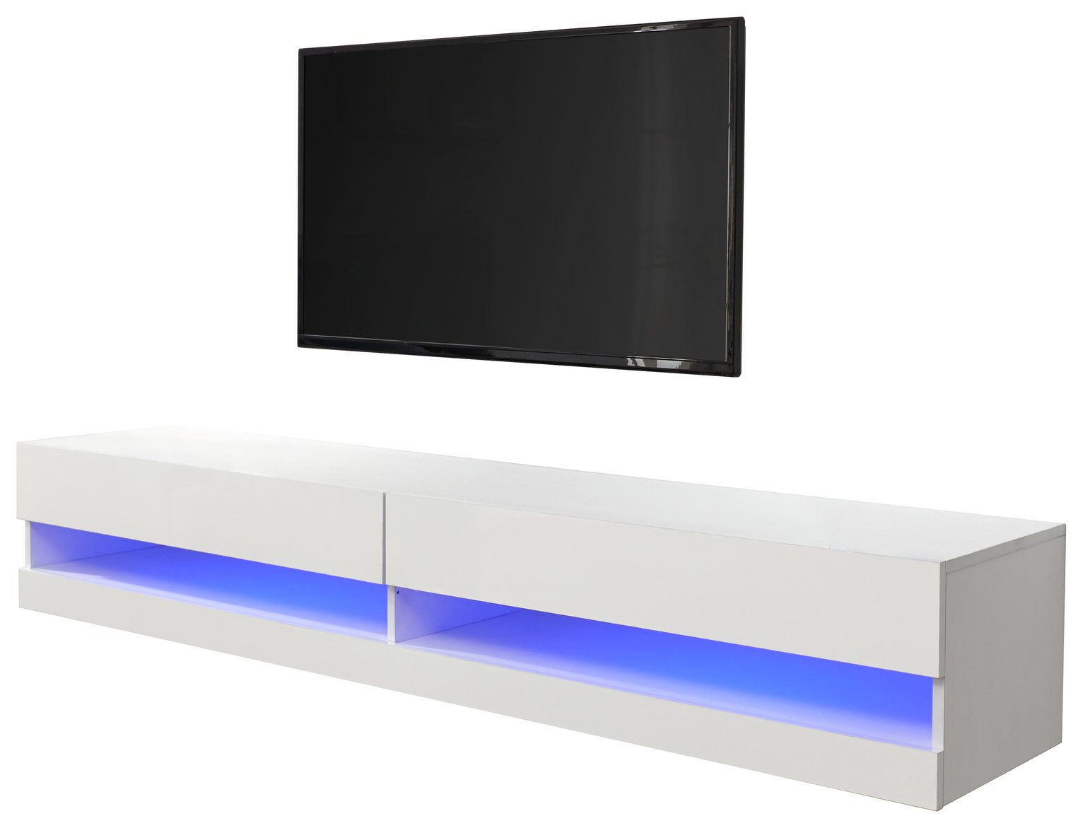 GFW Galicia 180cm LED Wall TV Unit