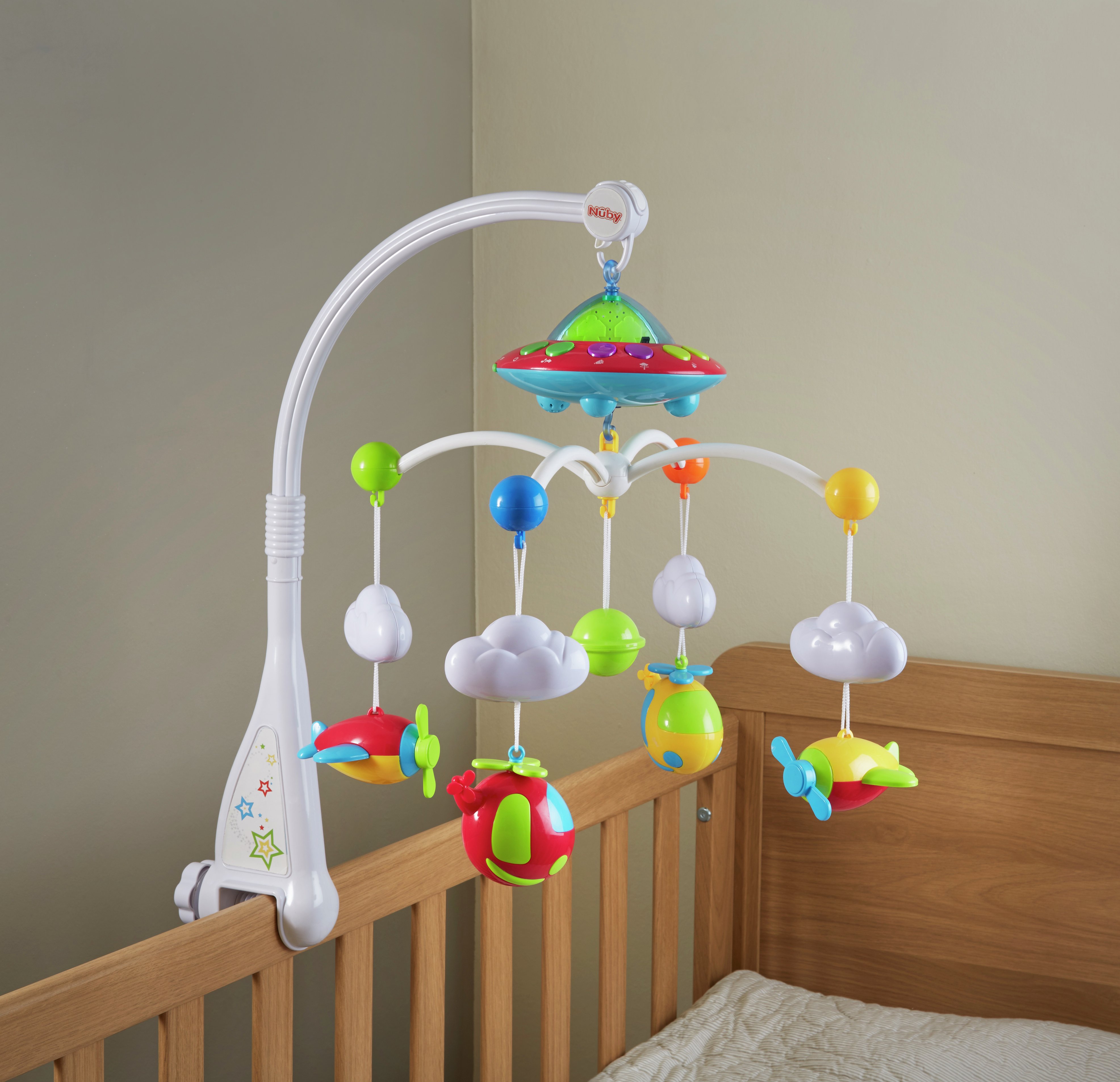 colourful cot mobile