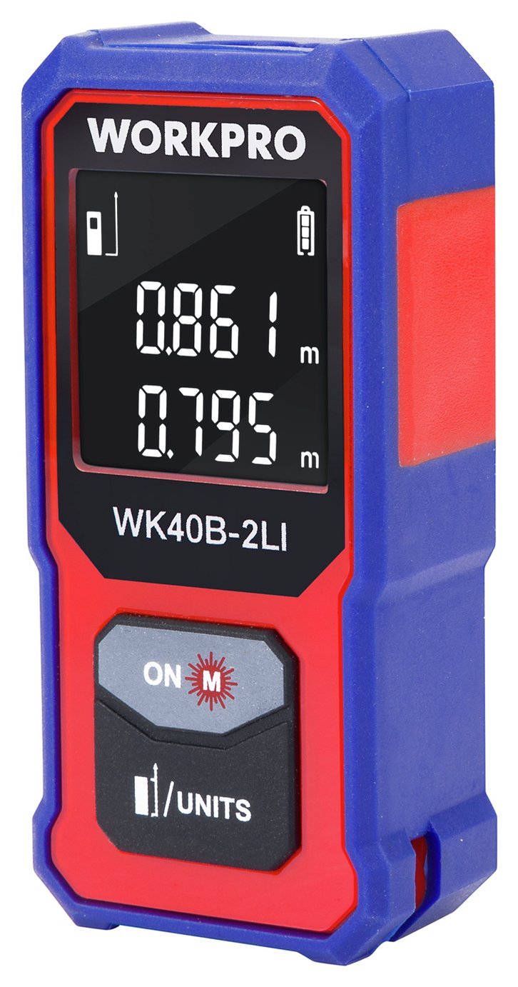 WORKPRO Rechargeable Laser Measure Tape - 40m  