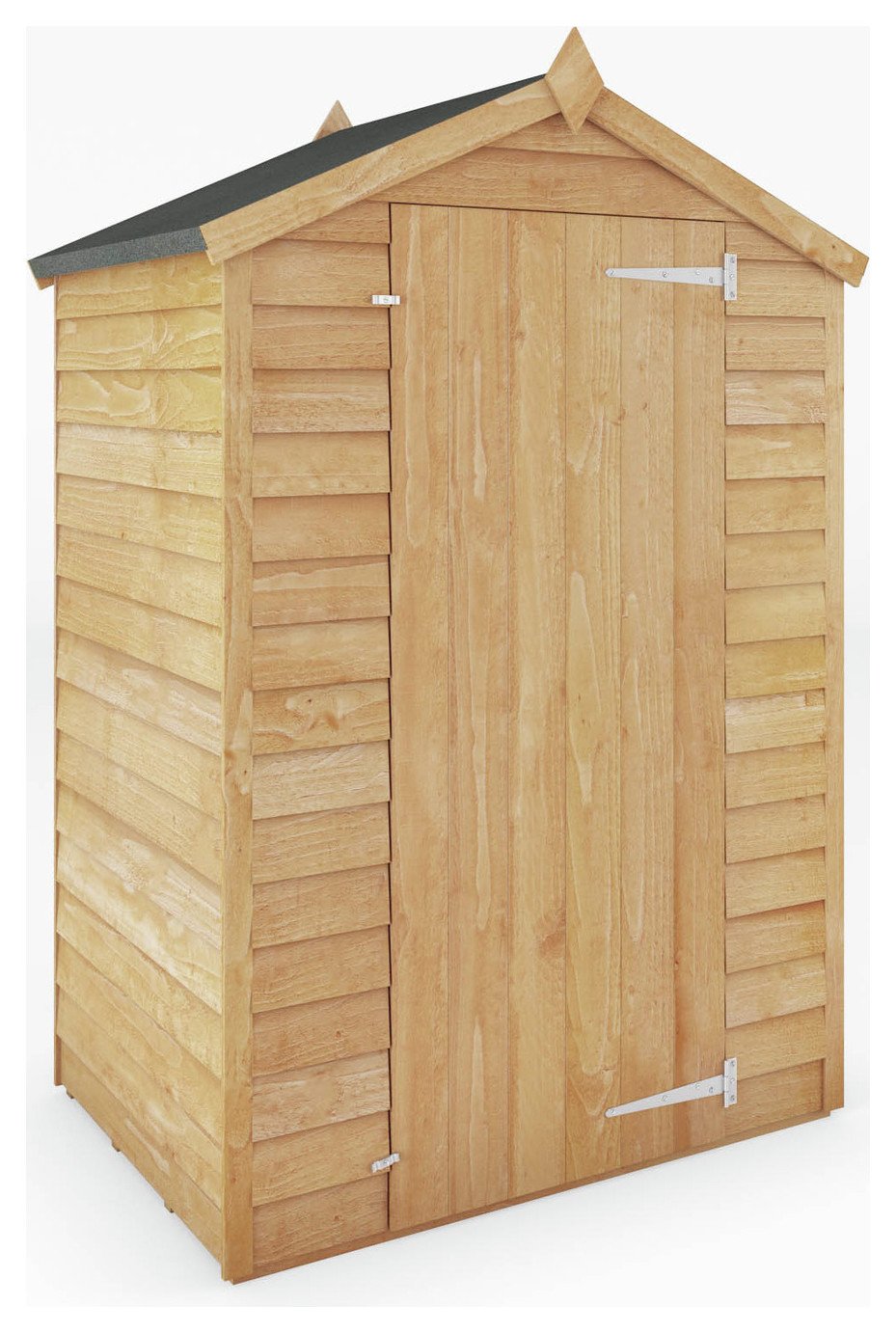 Mercia Wooden Overlap Windowless Shed 4 x 3ft