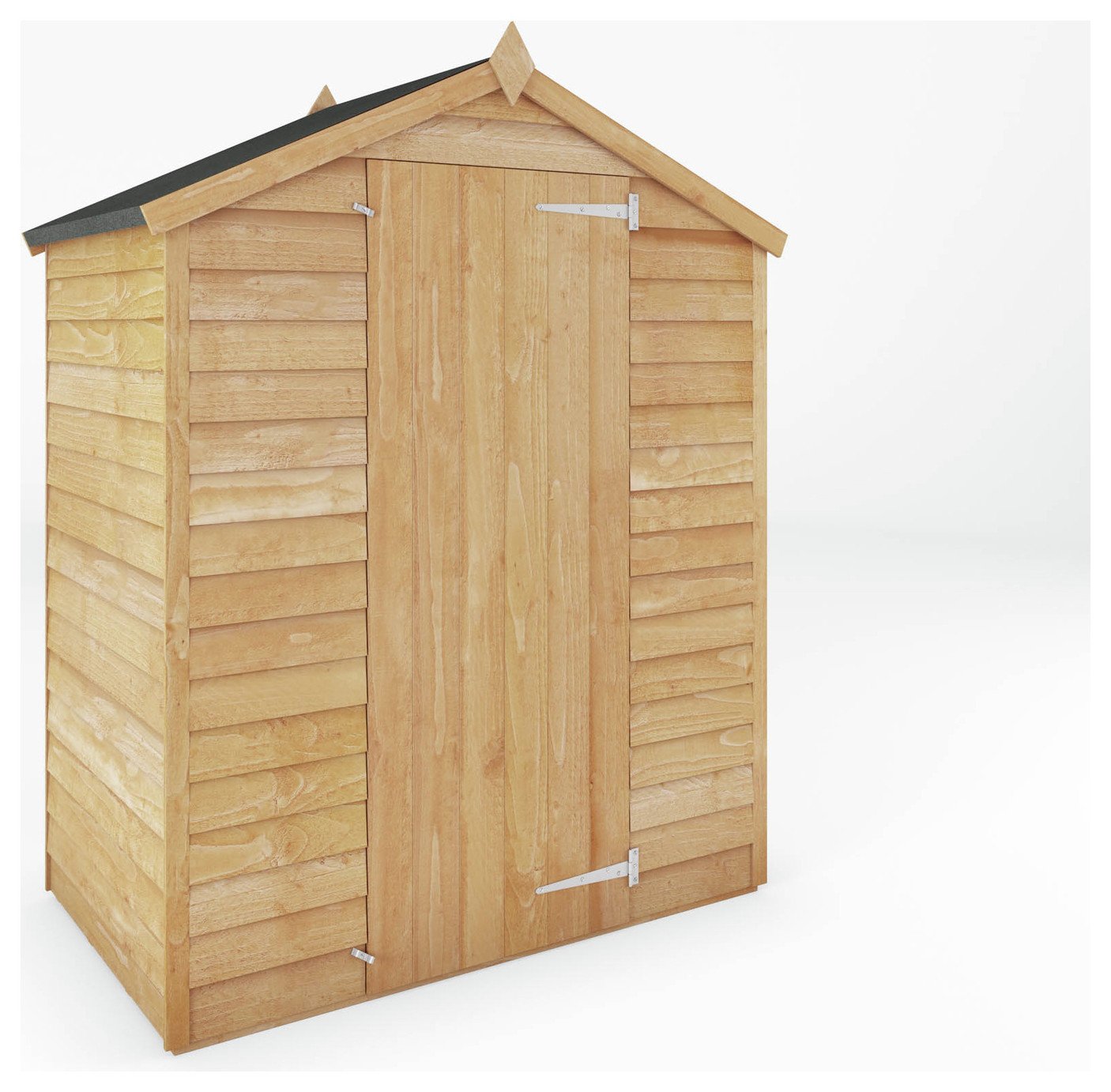 Mercia Wooden Overlap Wooden Shed 5 x 3ft