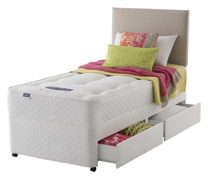Buy Sealy Posturepedic Firm Ortho 2 Drawer Divan Single Divan