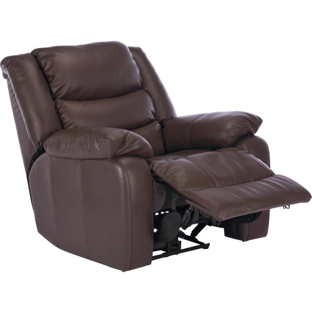 Argos tan leather chair hot sale